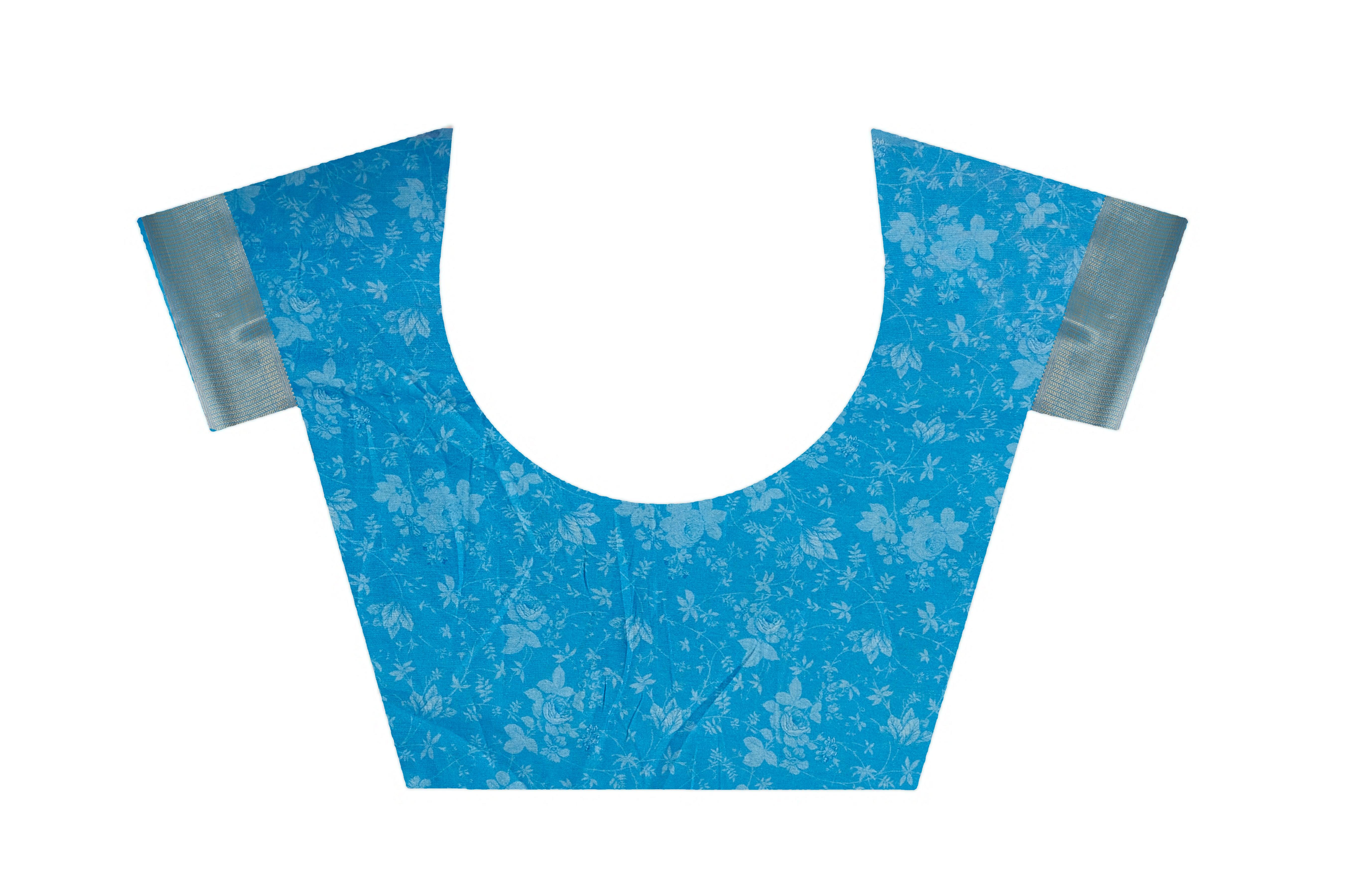 Digital modern printed soft silk sarees - Image 5