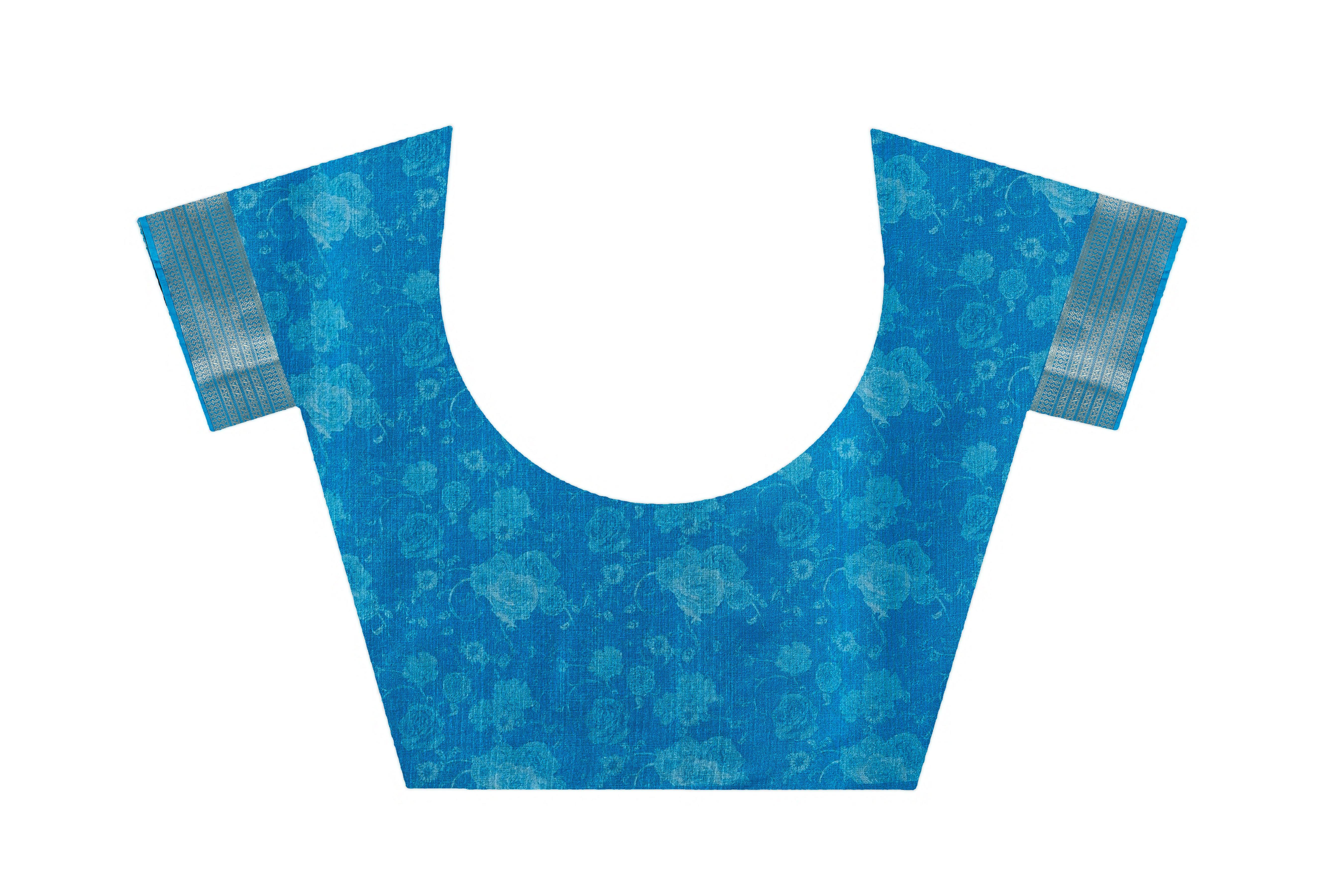 Digital mordern printed soft silk sarees - Image 5