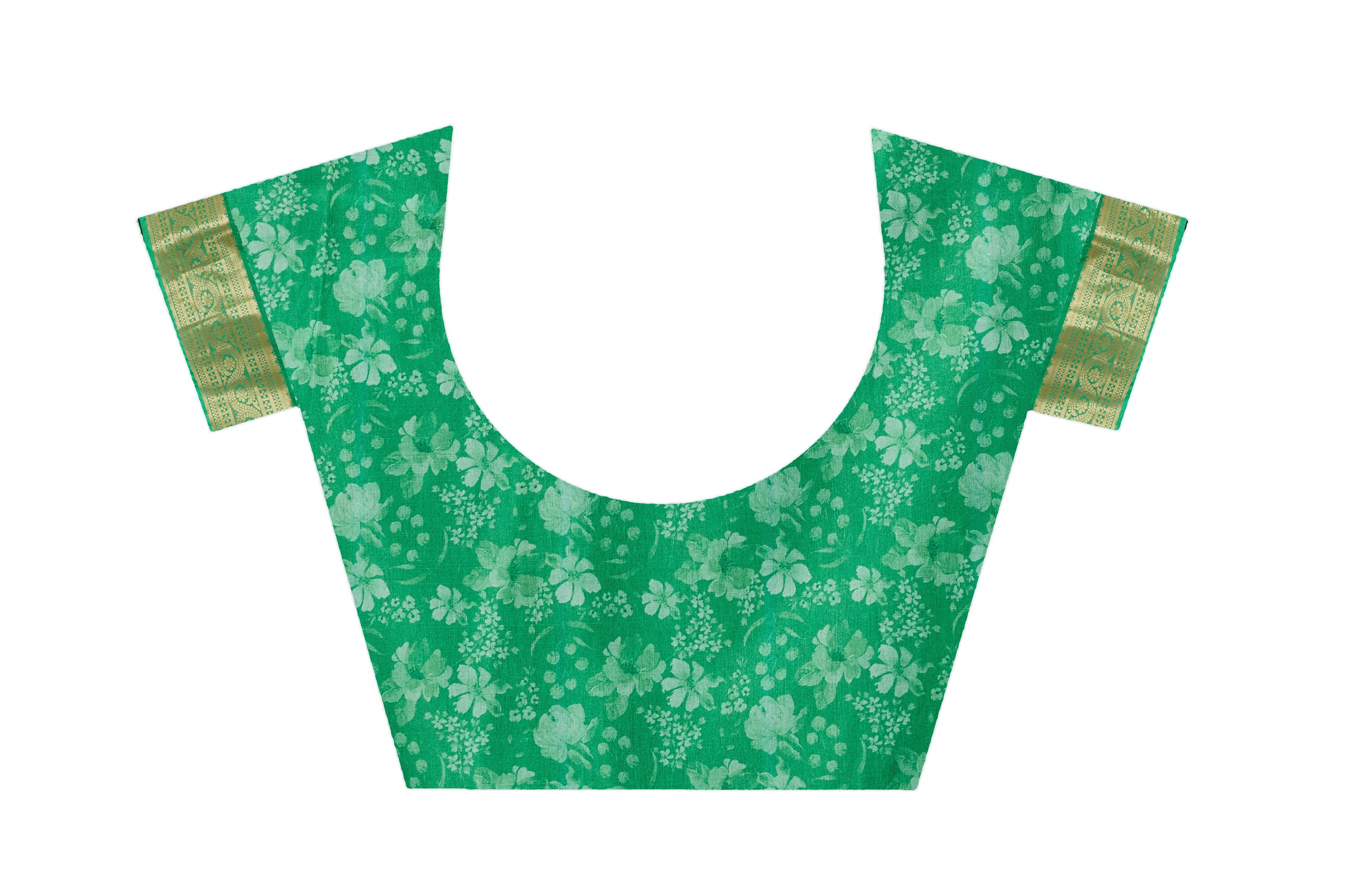 Digital mordern printed soft silk sarees - Image 5
