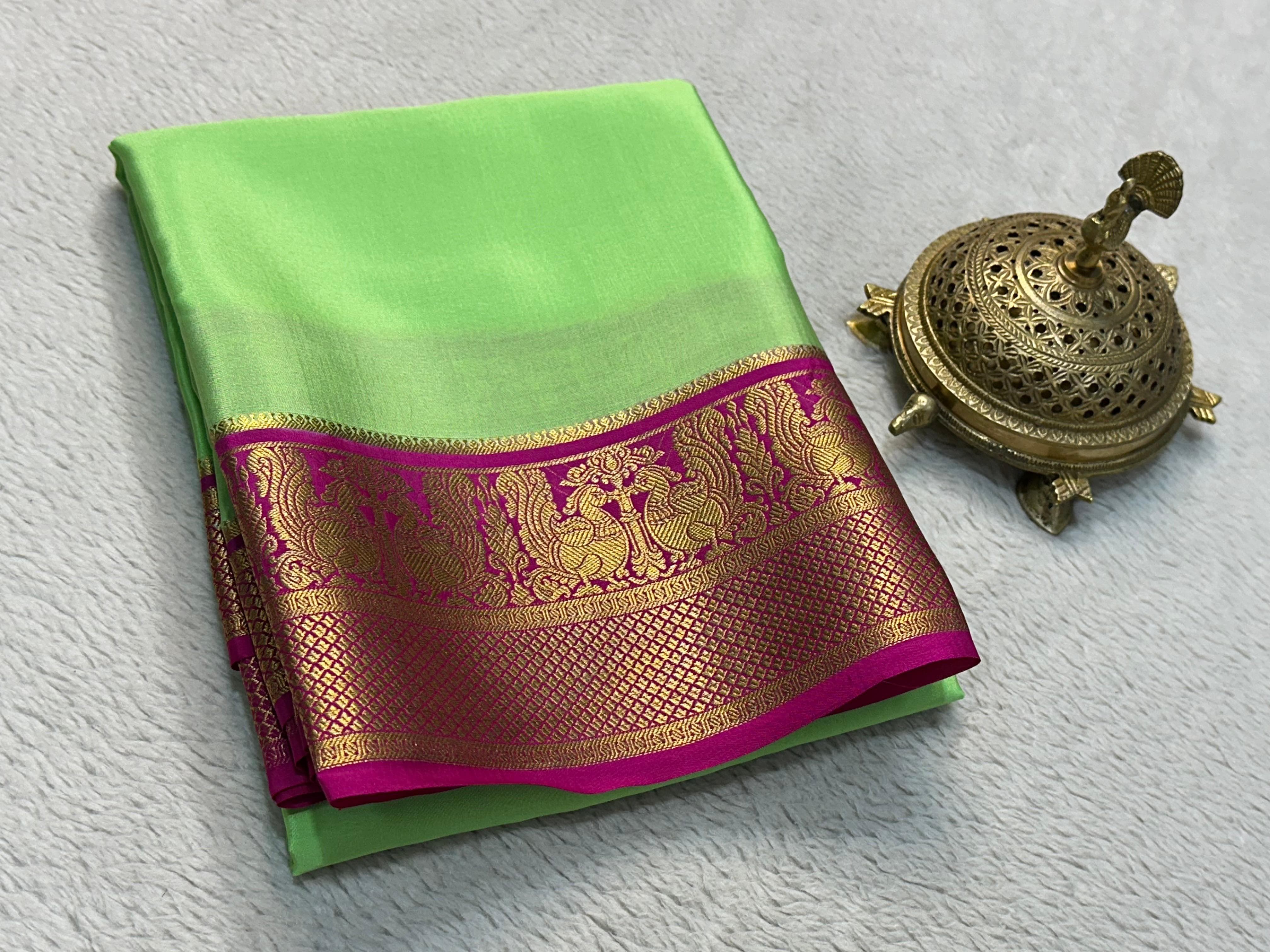 Grace the Occasion with Our Enchanting Rich Peacock Border Sarees - Image 15