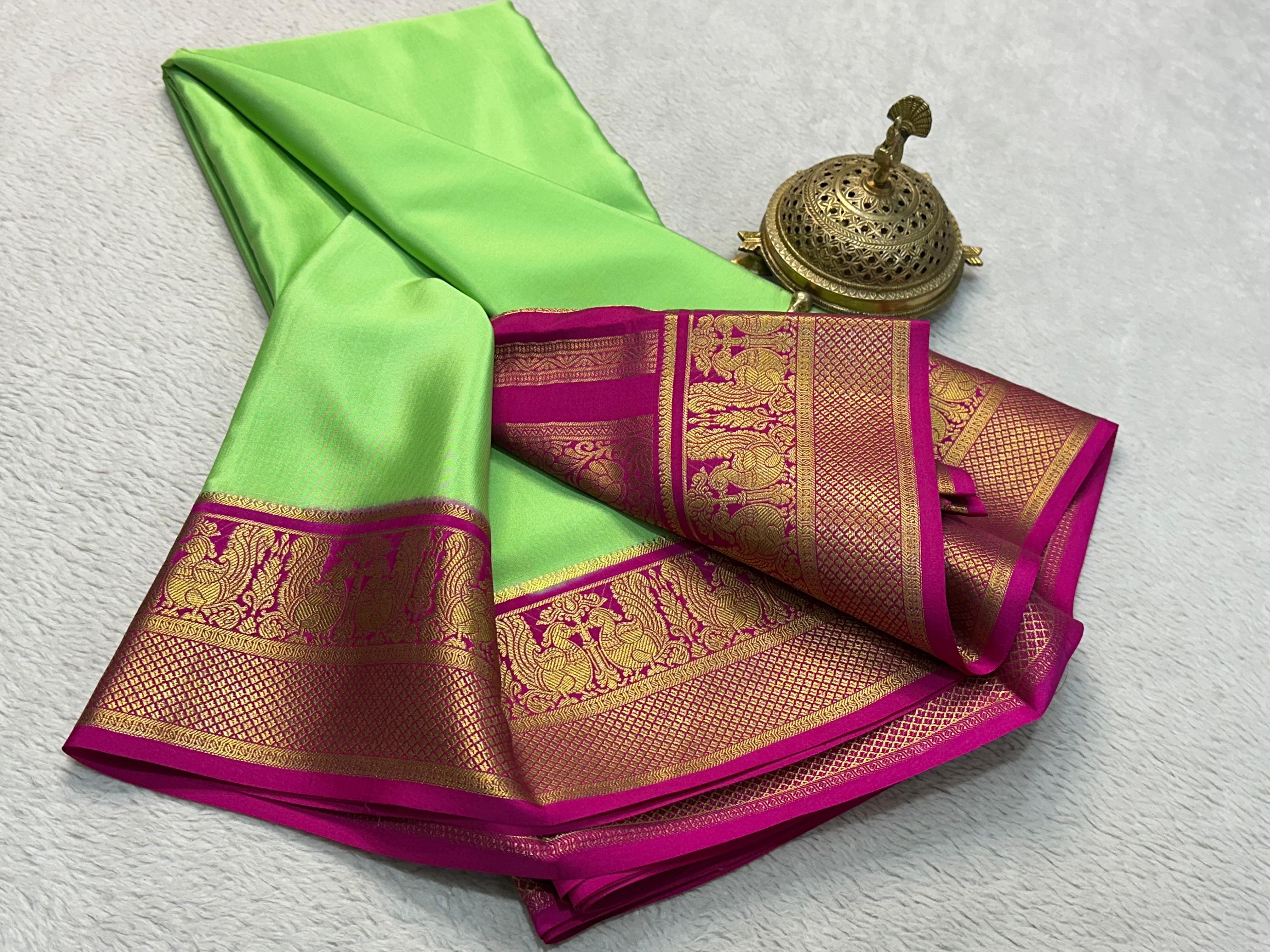 Grace the Occasion with Our Enchanting Rich Peacock Border Sarees - Image 23