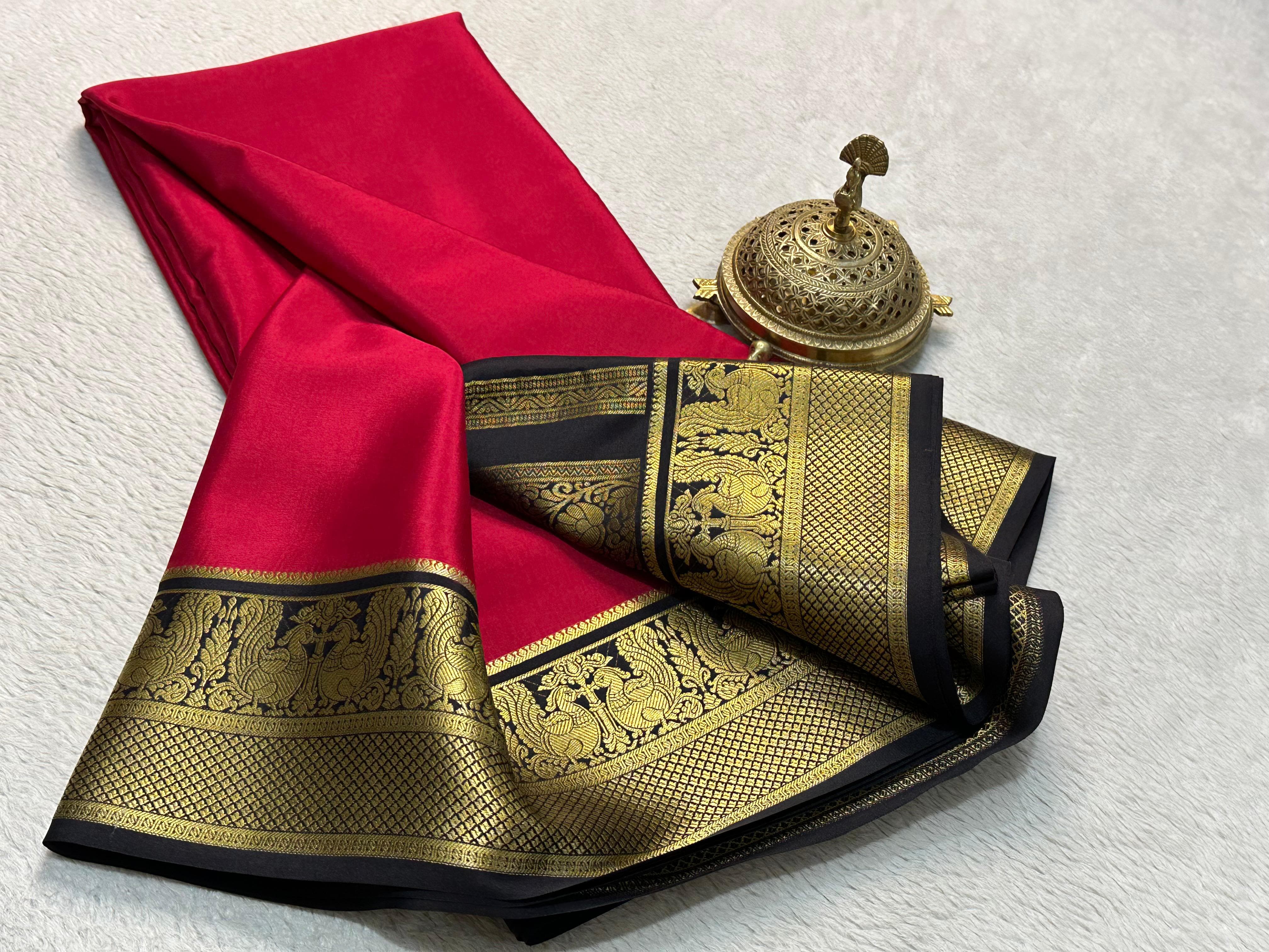 Grace the Occasion with Our Enchanting Rich Peacock Border Sarees - Image 26