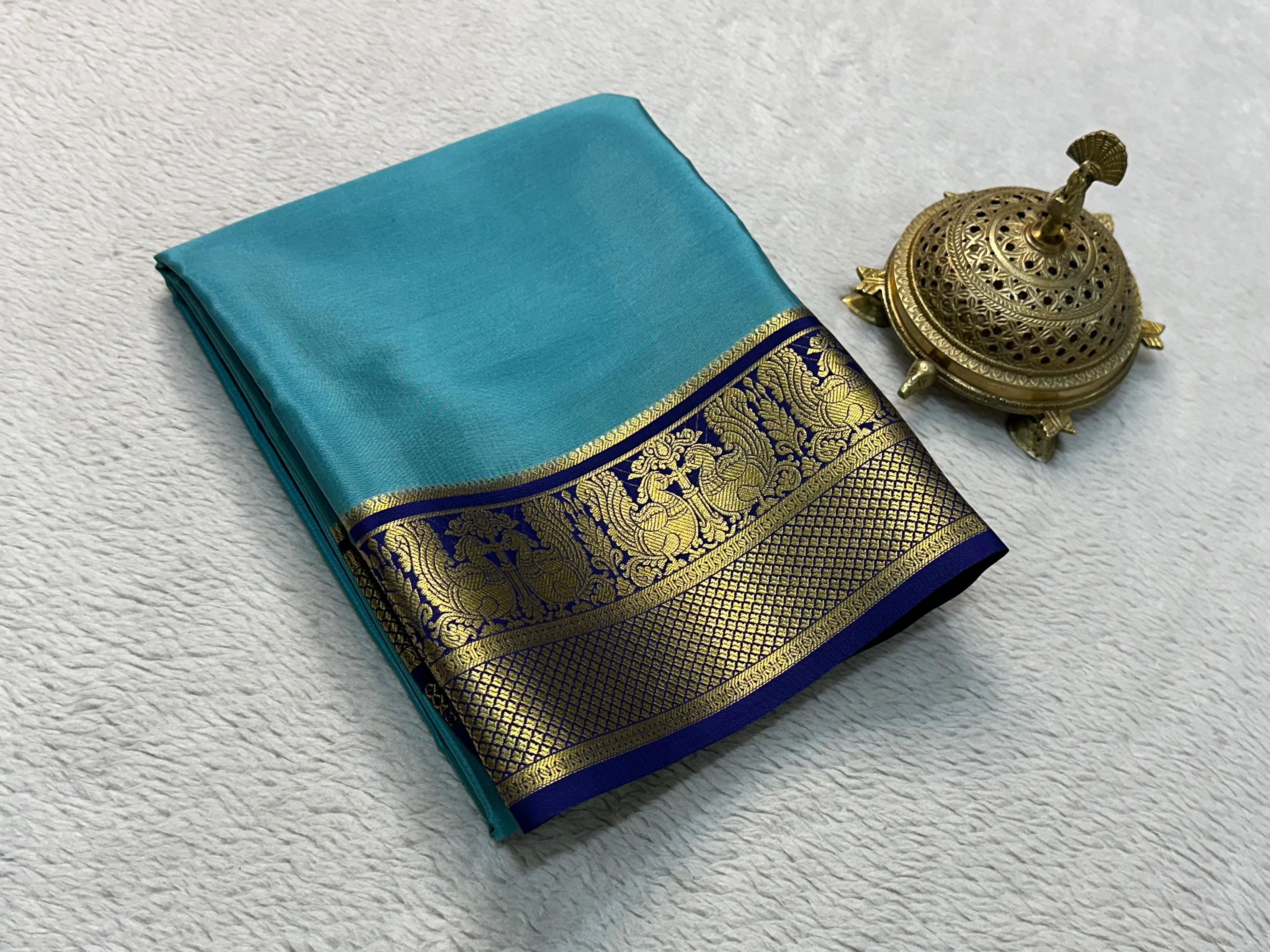Grace the Occasion with Our Enchanting Rich Peacock Border Sarees - Image 27