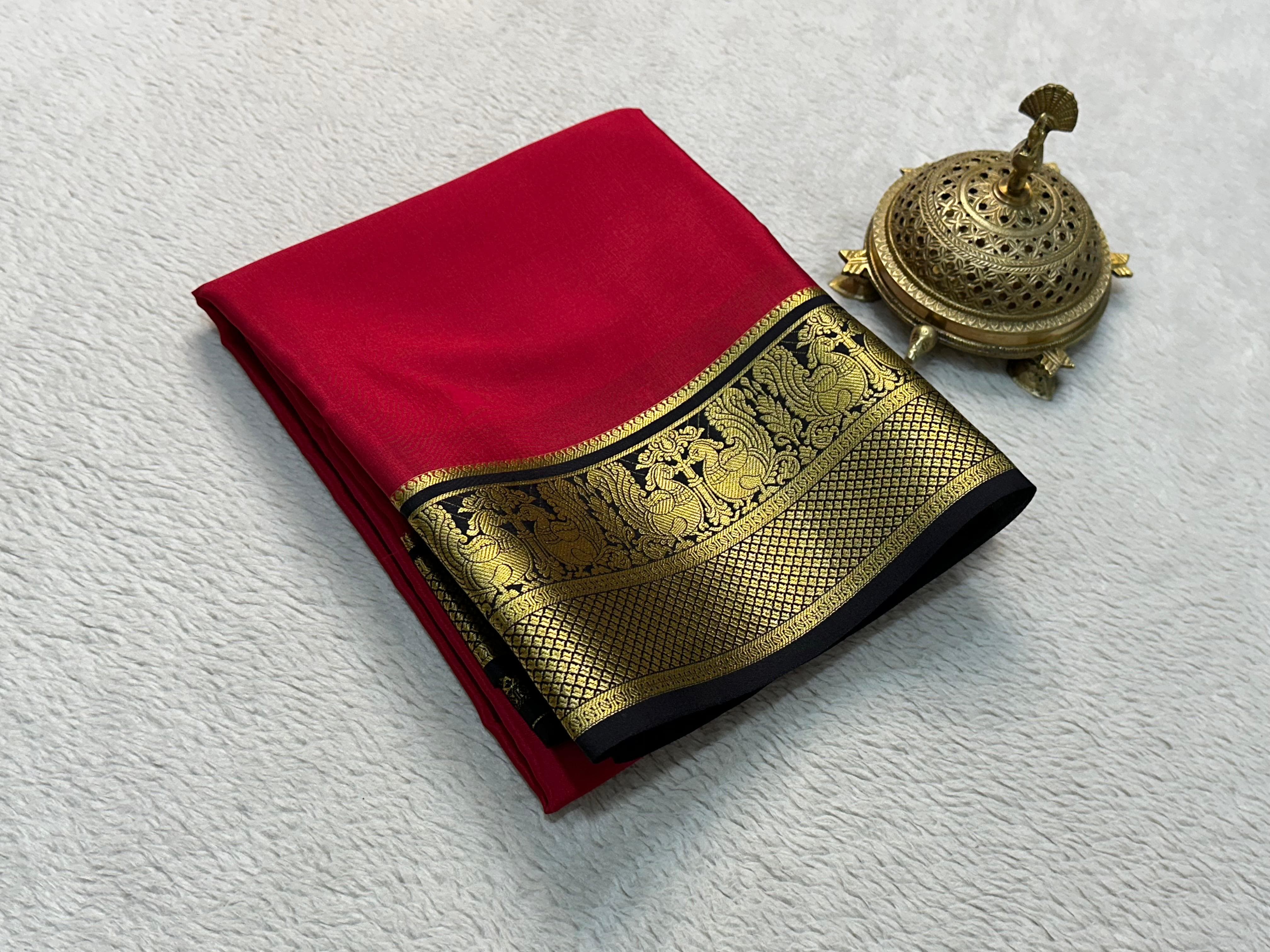 Grace the Occasion with Our Enchanting Rich Peacock Border Sarees - Image 6