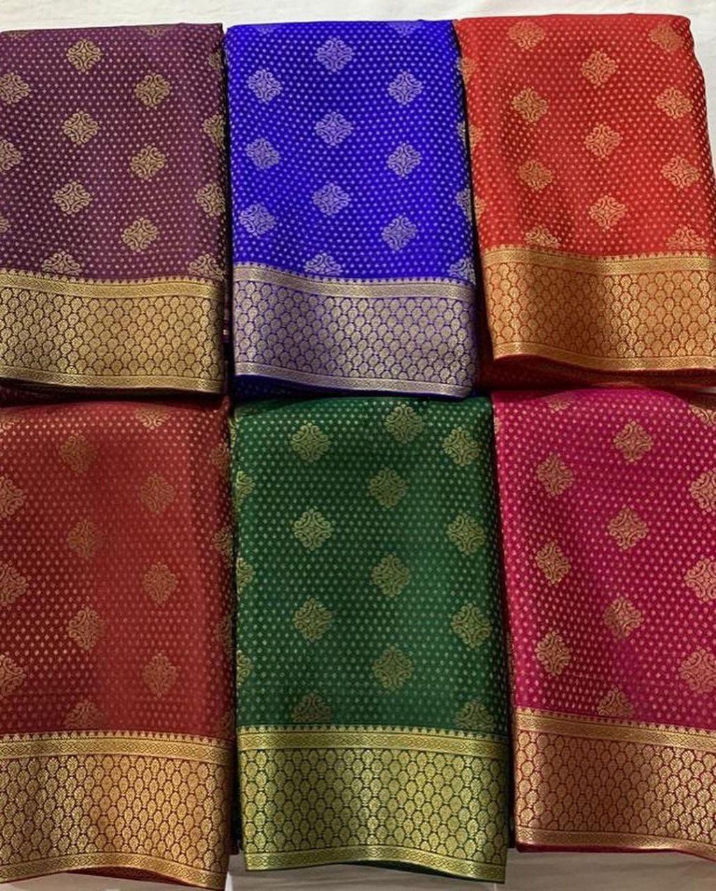 Premium Pure Georgette Silks Sarees – Lightweight & Luxurious - Image 9