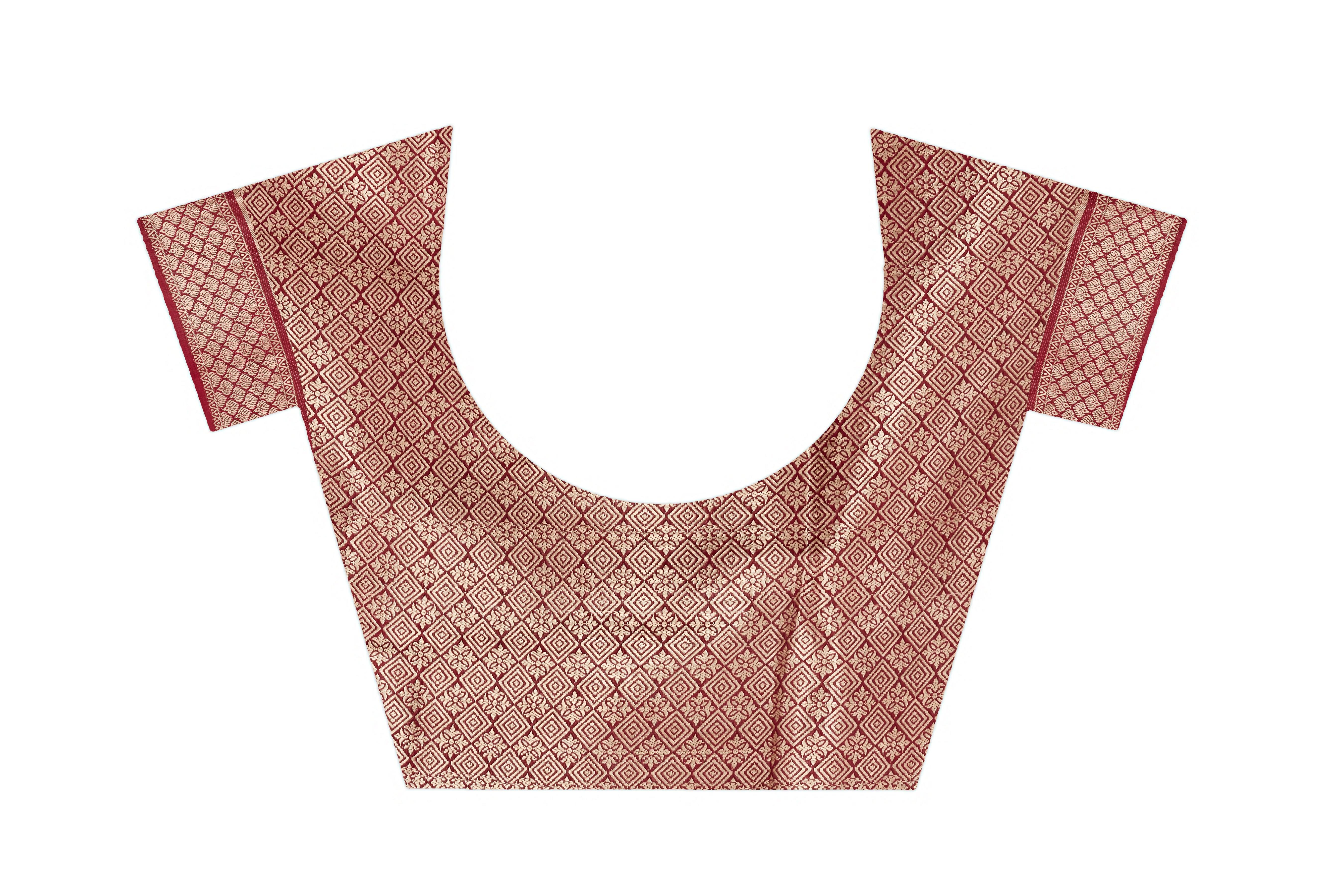 Ethereal Threads: Handwoven Brocade Mysore Silk - Image 5