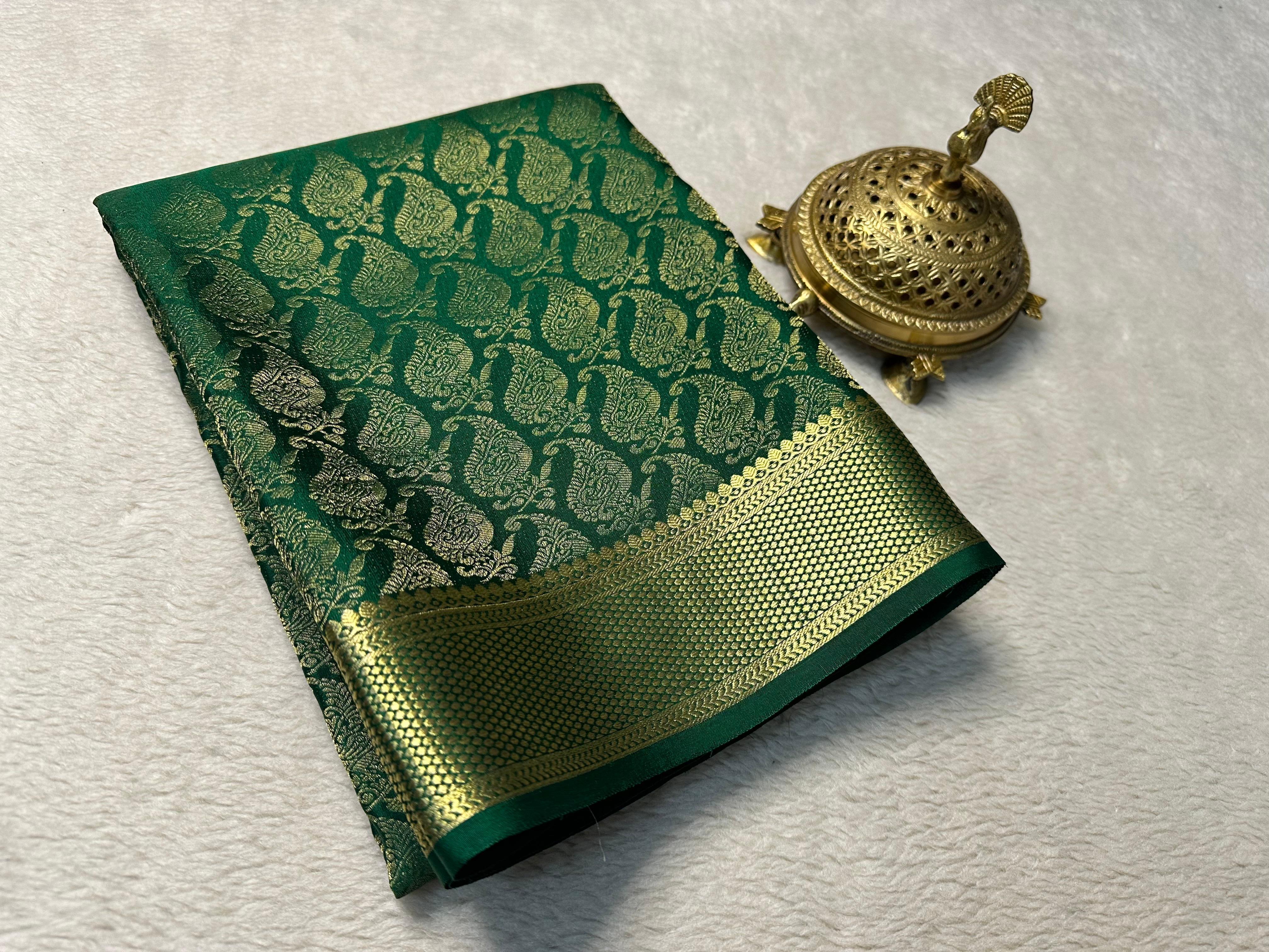 Shop Luxurious Lace: Pure Mysore Silk for Celebrations - Image 3