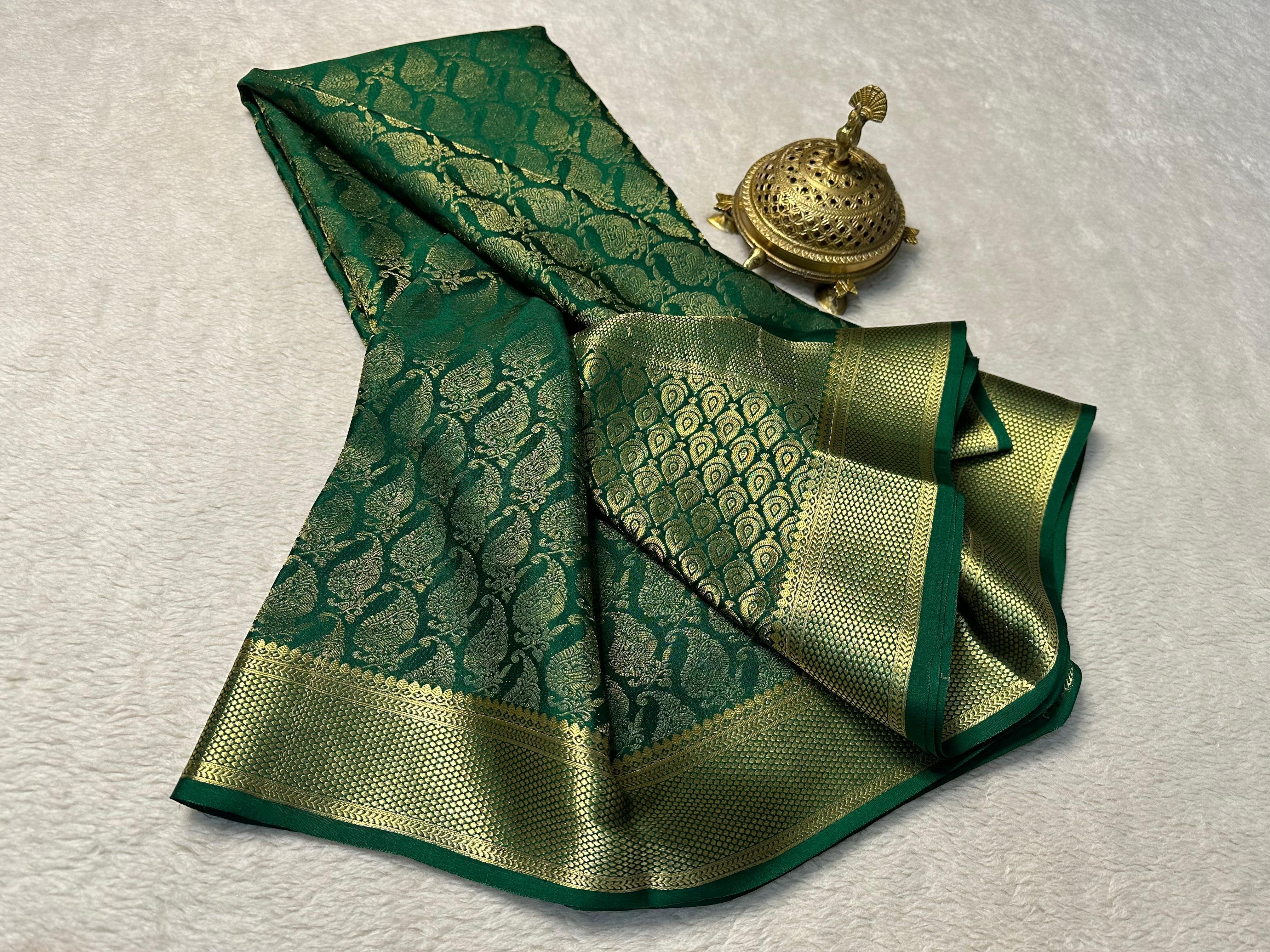 Shop Luxurious Lace: Pure Mysore Silk for Celebrations - Image 4