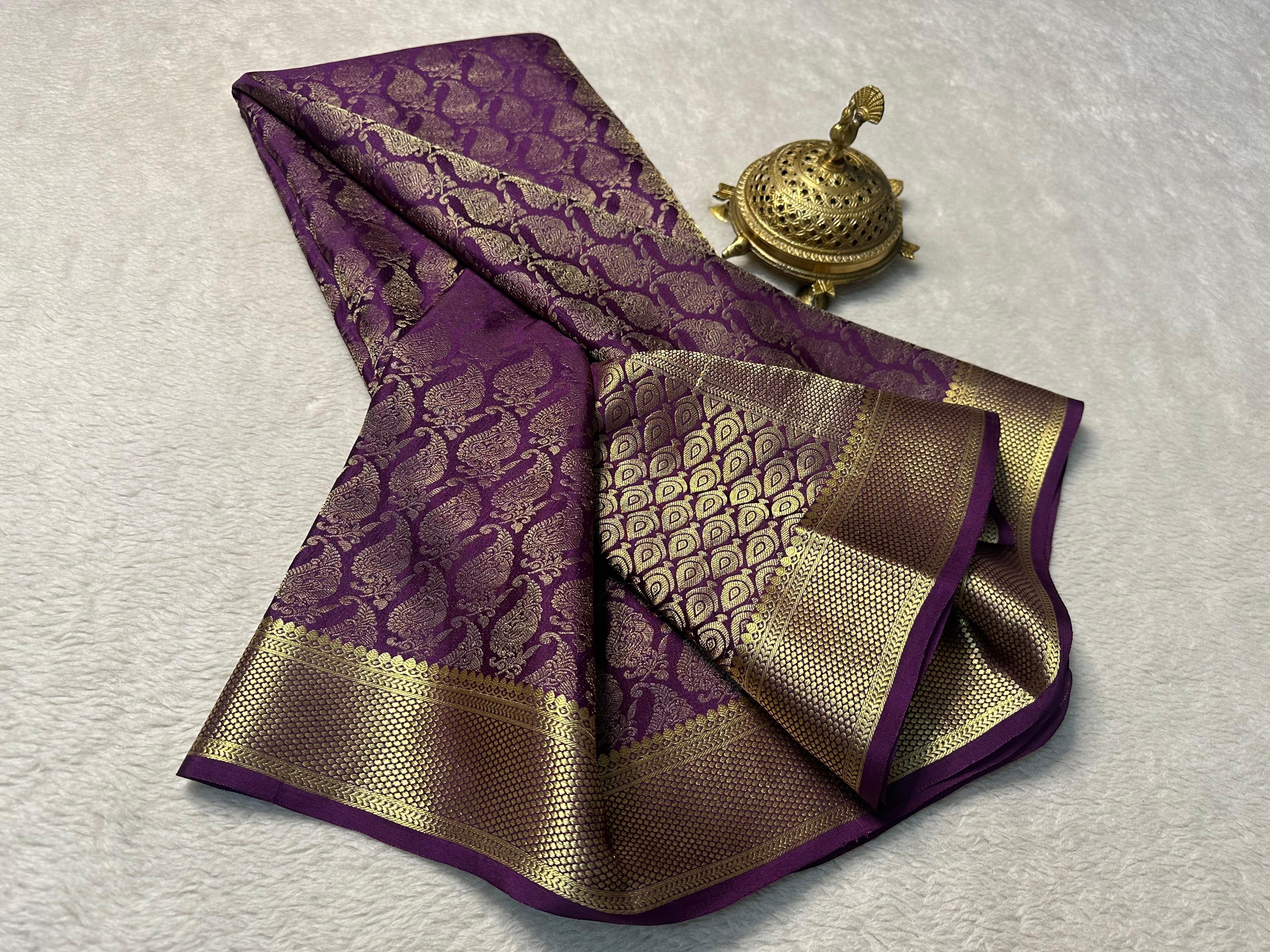 Shop Luxurious Lace: Pure Mysore Silk for Celebrations - Image 5
