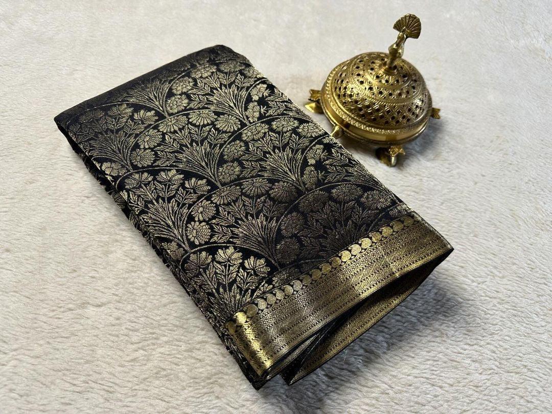 Shop the Elegance: Pure Brocade Mysore Silk Saree Collection - Image 26