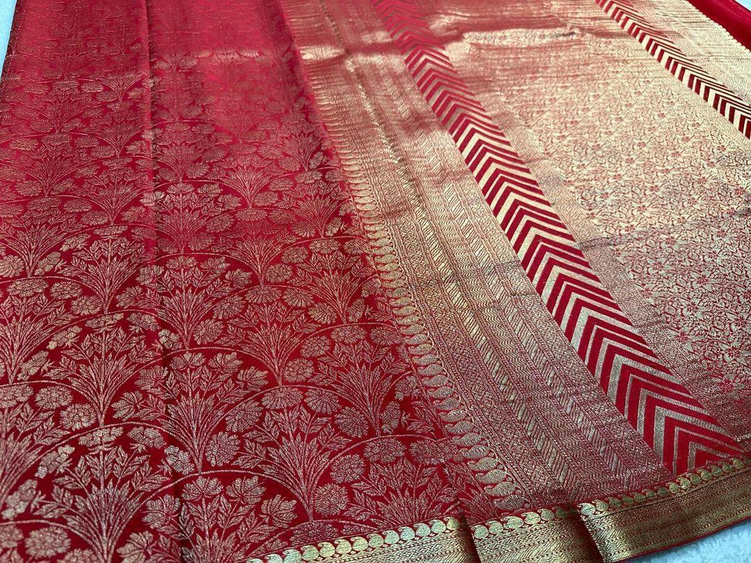 Shop the Elegance: Pure Brocade Mysore Silk Saree Collection - Image 22