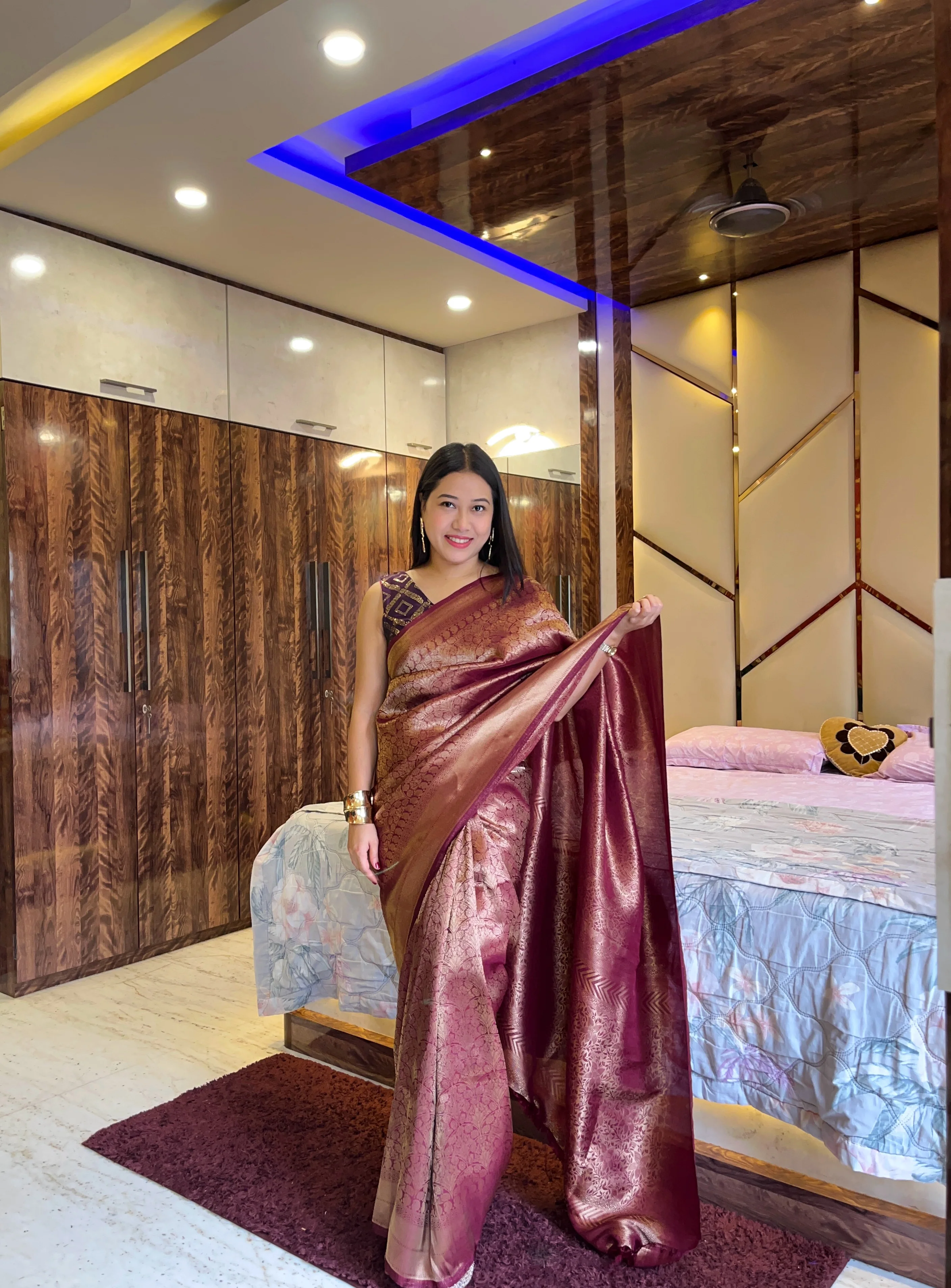 Drape Yourself in Heritage: Pure Brocade Silk Sarees - Image 31