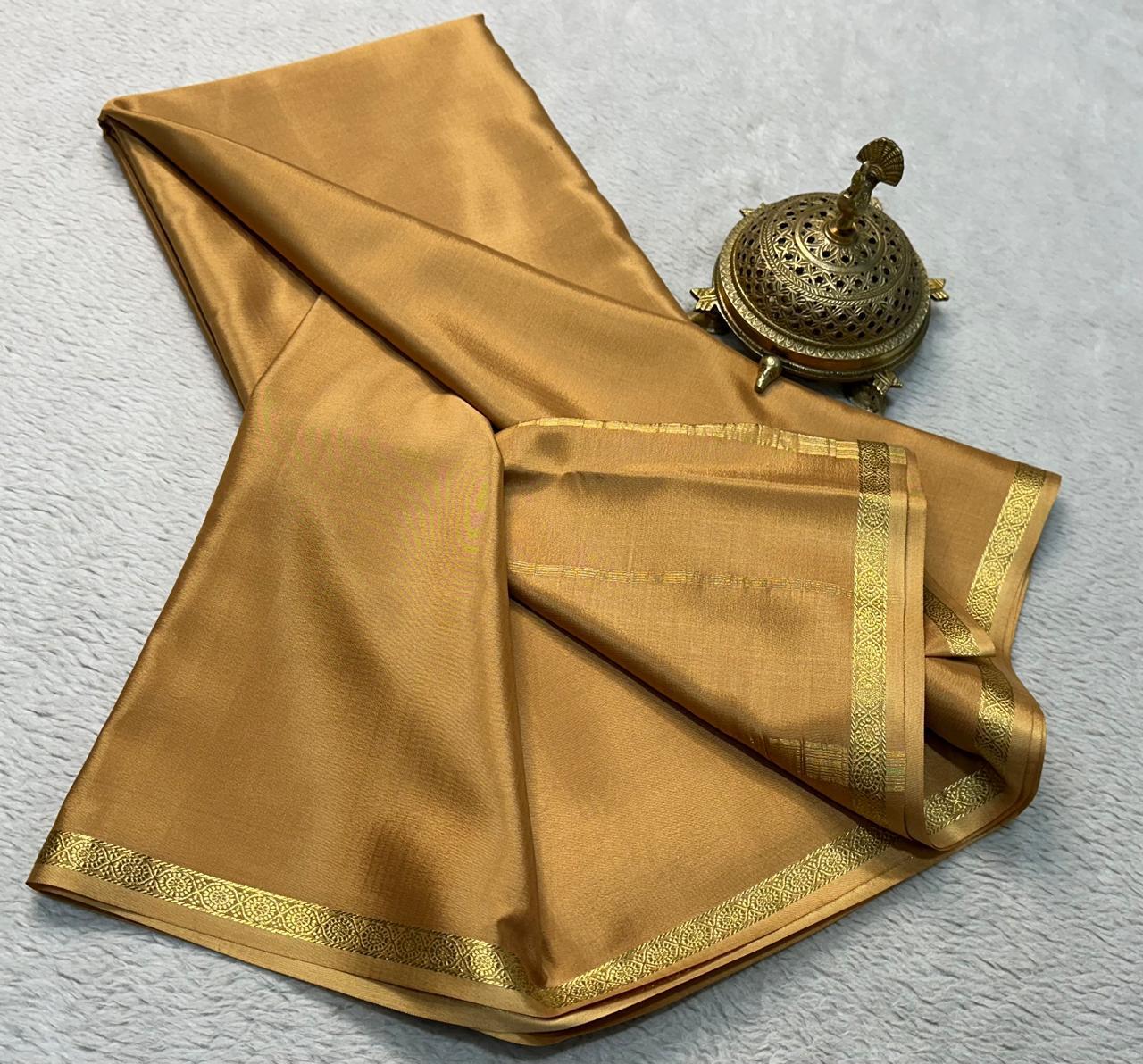Sartorial Sophistication: Line Pallu Sarees with Petite Borders in Vibrant Solids - Image 13