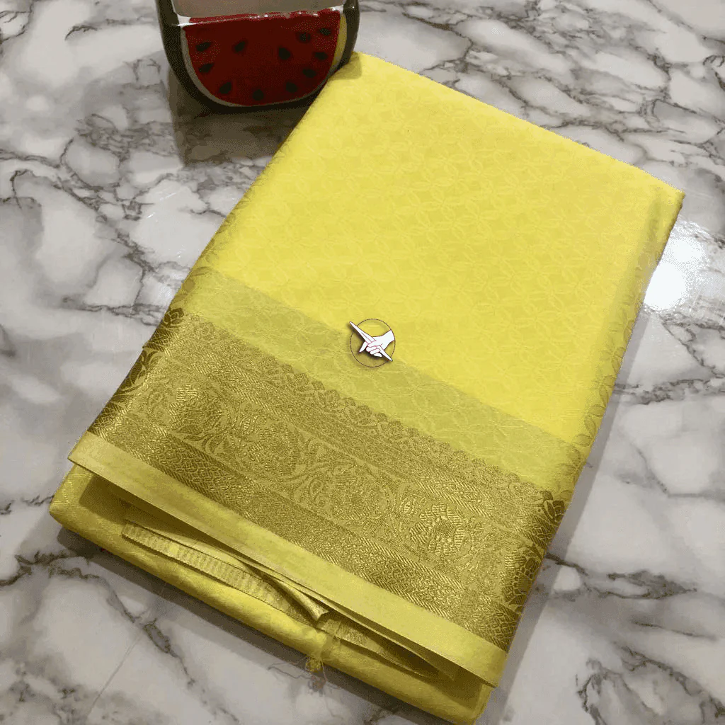 Exclusive Traditional Mysore Silk Sarees – Graceful Zari Border - Image 8